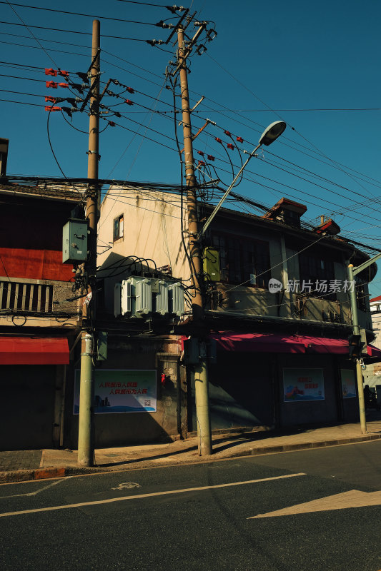 老城区拆迁建筑景观