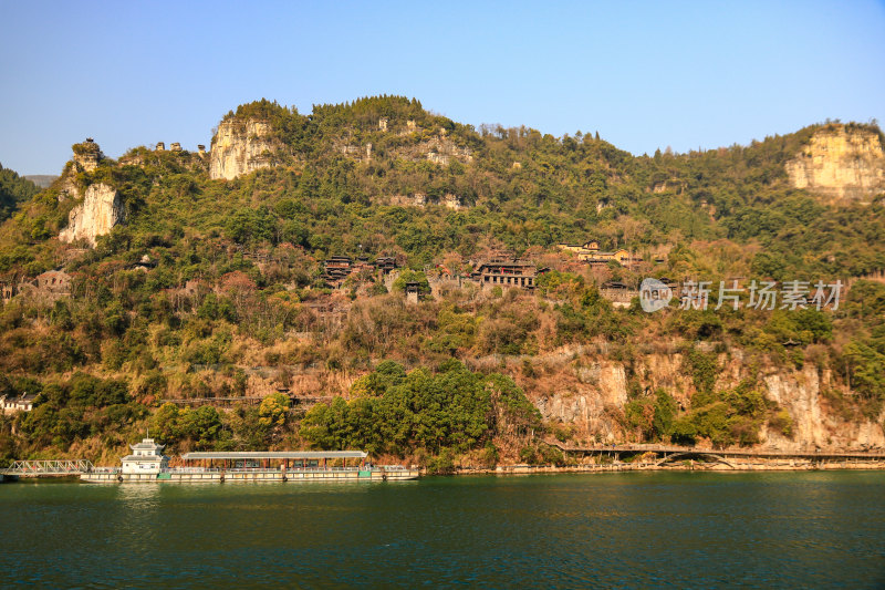 长江三峡西陵峡境内灯影峡江域三峡人家景区