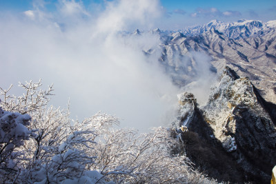 箭扣长城雪景