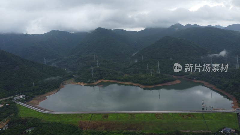 广东东莞：航拍清溪湖