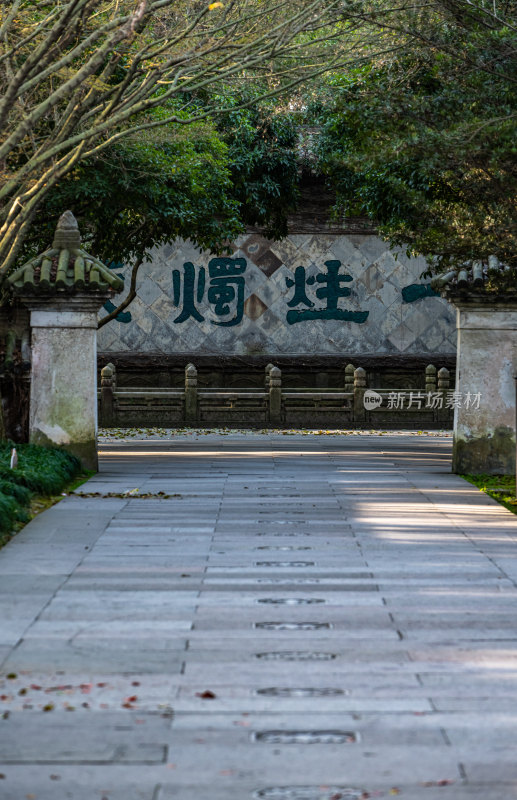 浙江绍兴柯桥柯岩鉴湖景区景点景观