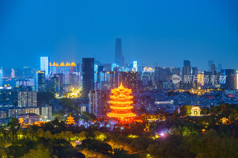 武汉黄鹤楼夜景