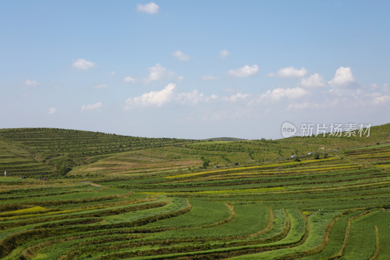 中国张北县草原天路沿途风光