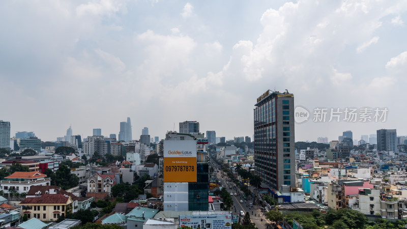 越南胡志明市城市天际线