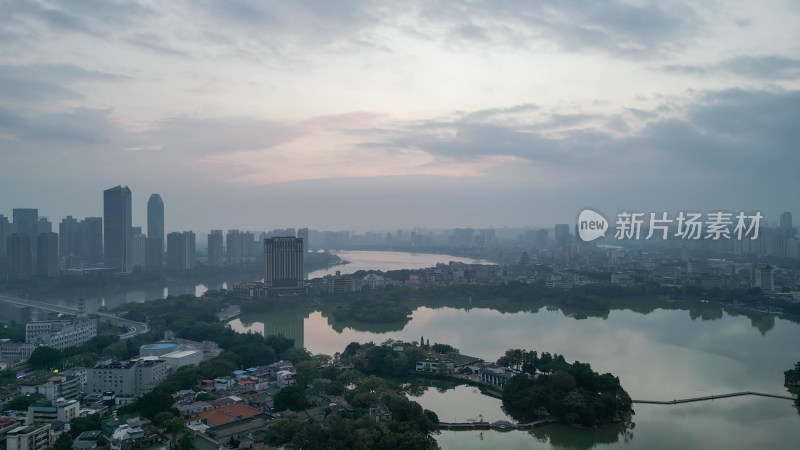 航拍惠州西湖景区