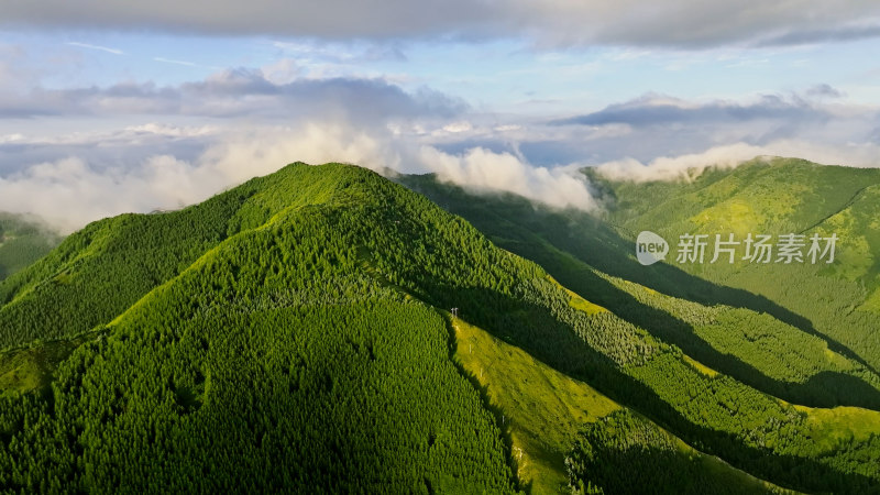 宁夏六盘山云海