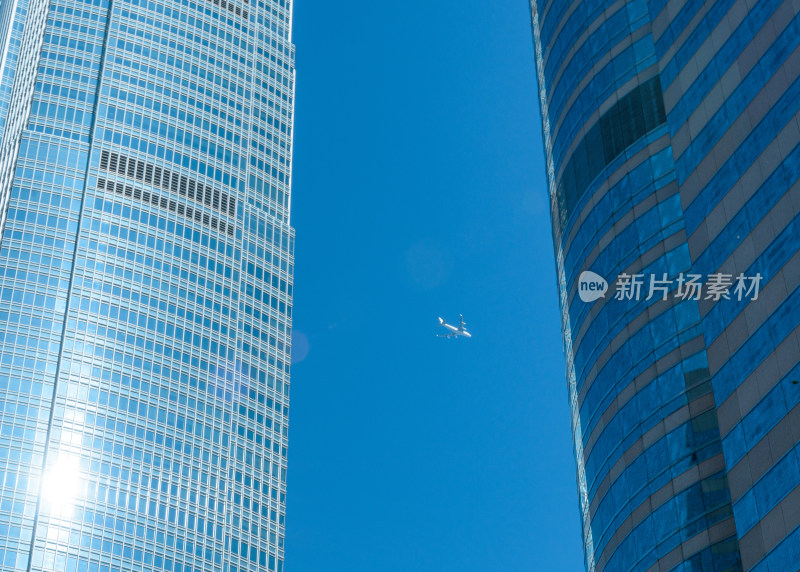 香港中环CBD 城市中心摩天大楼建筑景观