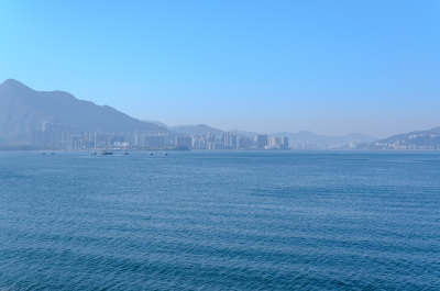 香港大埔大美督海景海岛自然风光