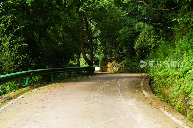 山间硬化水泥路小路