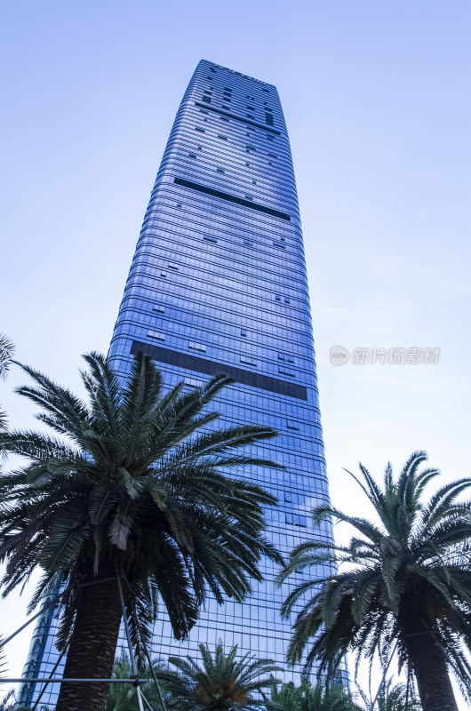 深圳福田保税区CBD城市摩天大楼建筑