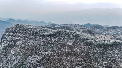 贵州：冰雪.雾