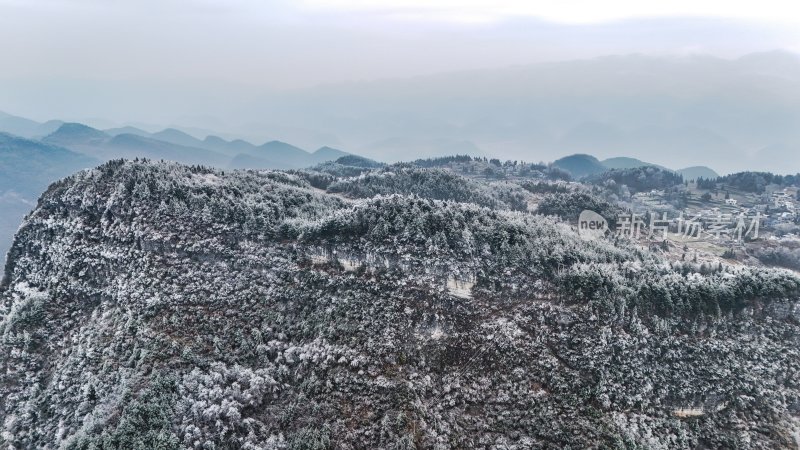 贵州：冰雪.雾