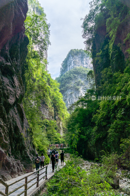 重庆武隆天坑天生三桥