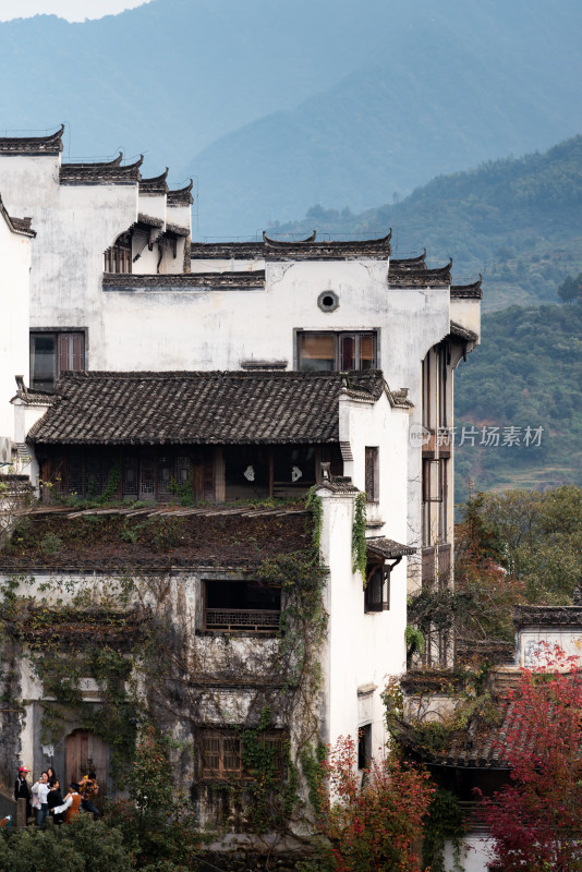 婺源篁岭古村徽派建筑