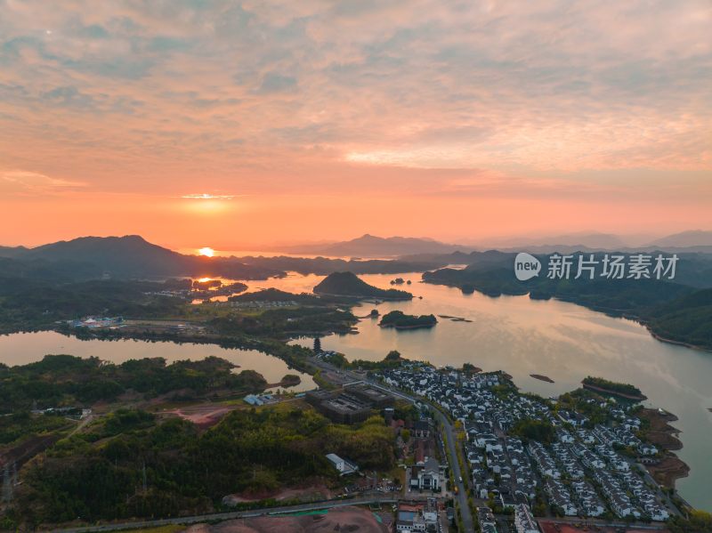 千岛湖日出风光