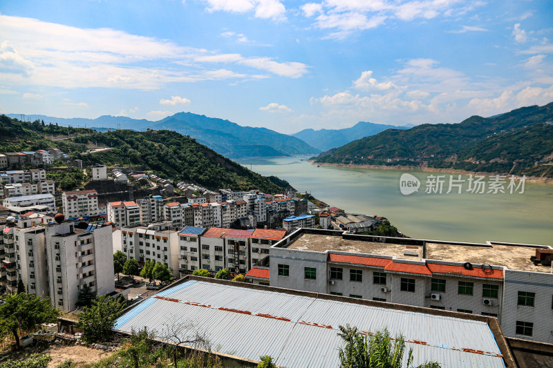 长江三峡秭归郭家坝镇，西陵峡兵书宝剑峡