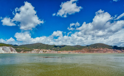 云南大桥香格里拉纳帕海自然保护区湖景风光