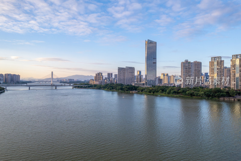 广东惠州城市风景航拍