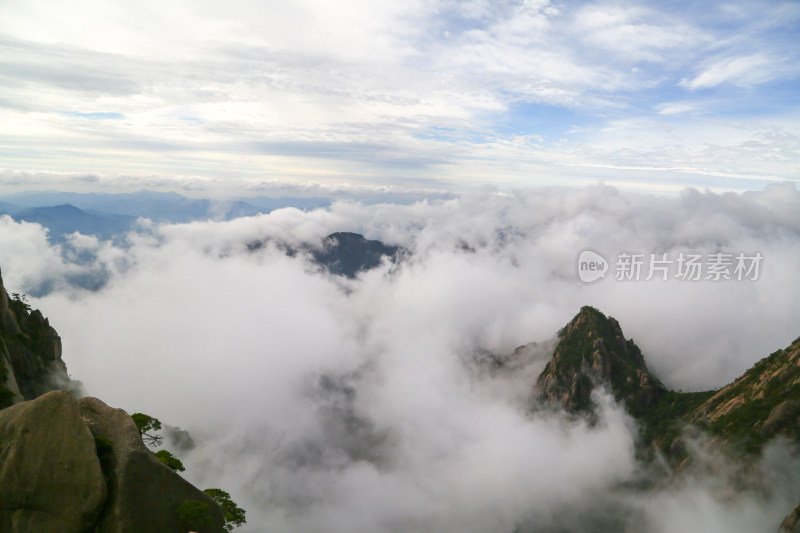 黄山奇石云海