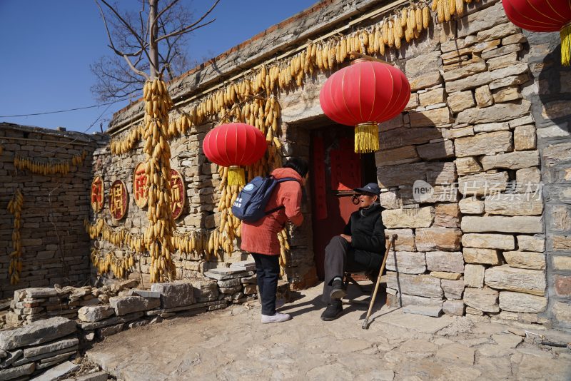 吉祥中国年，五埠村张灯结彩迎新春