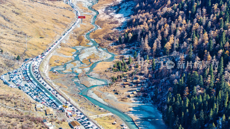 四川西部阿坝理小路的热点大二普营地