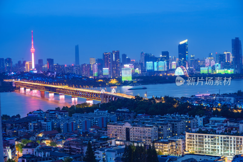 武汉城市风光夜景