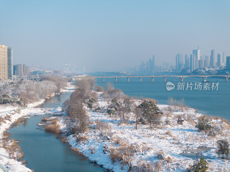 长沙雪景