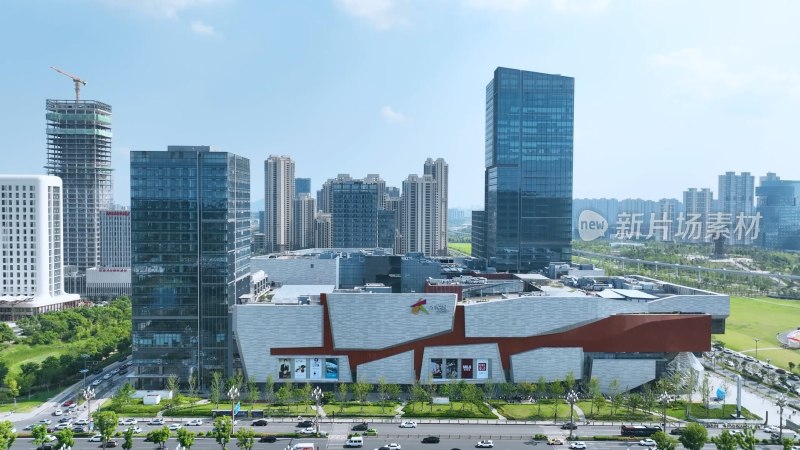 武汉航拍城市建筑风光武汉东湖新技术开发区
