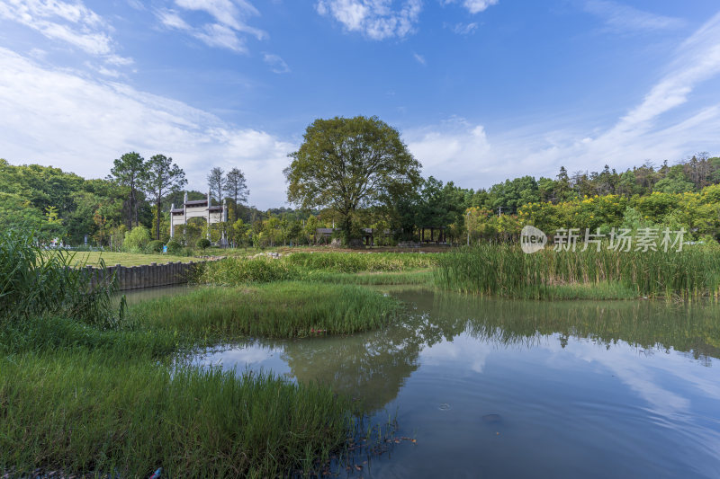 武汉江夏区熊廷弼公园风景