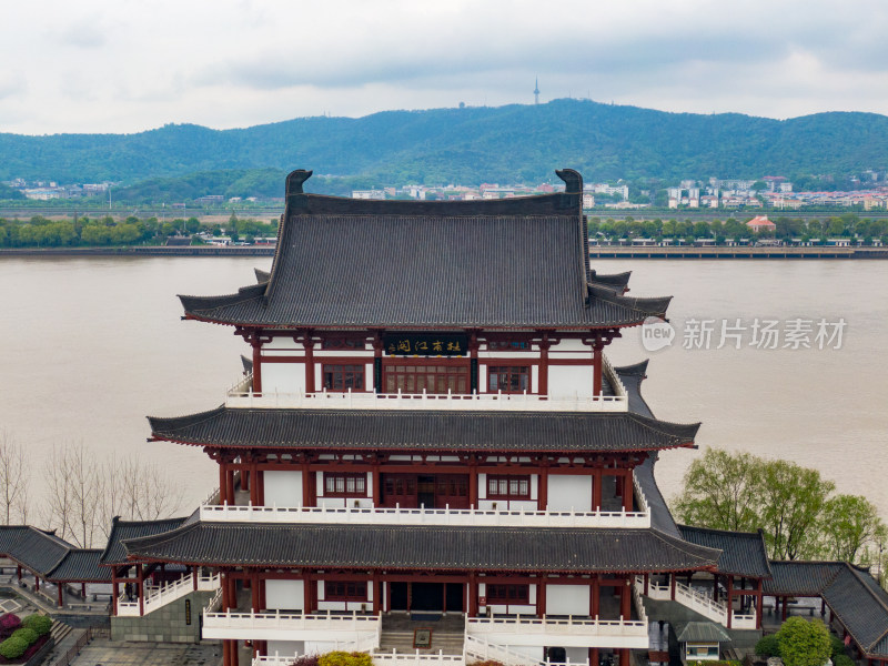 湖南长沙城市风光航拍