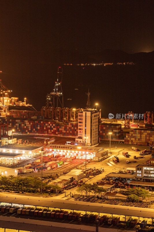 深圳盐田港夜景