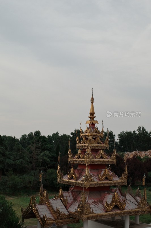 洛阳洛邑古城内部景观