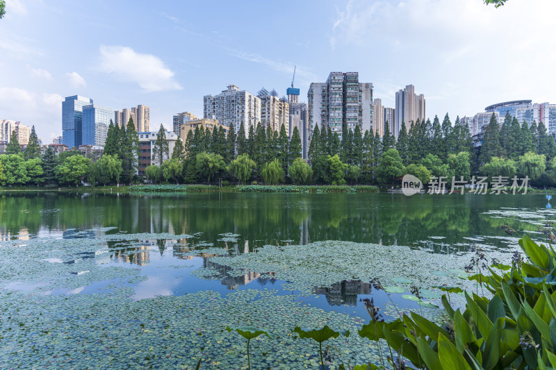 武汉江岸区小南湖公园风景