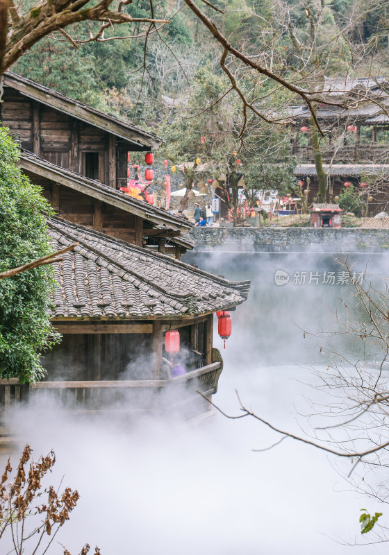 福建龙岩长汀丁屋岭旅游风光