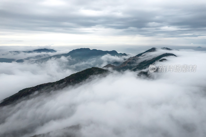 浙江温州高山云海风光