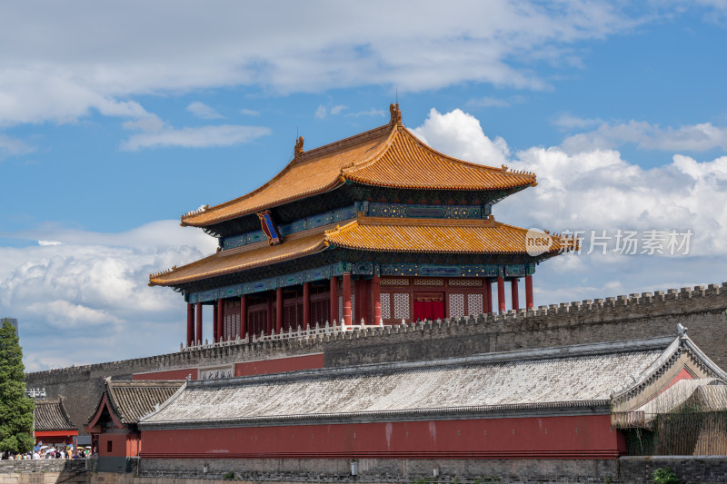 北京故宫神武门风景