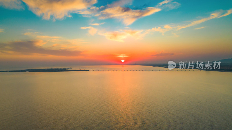 海上日出自然风景