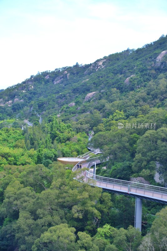 厦门健康步道俯瞰山海风光