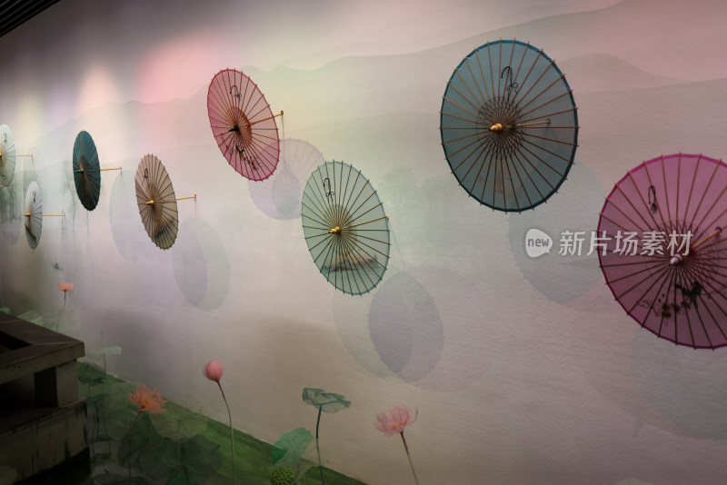 中国伞博物馆室内走廊设计