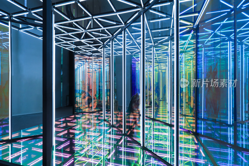 炫彩灯光艺术空间场景