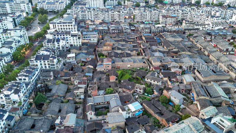 泰宁县城城市建设航拍图