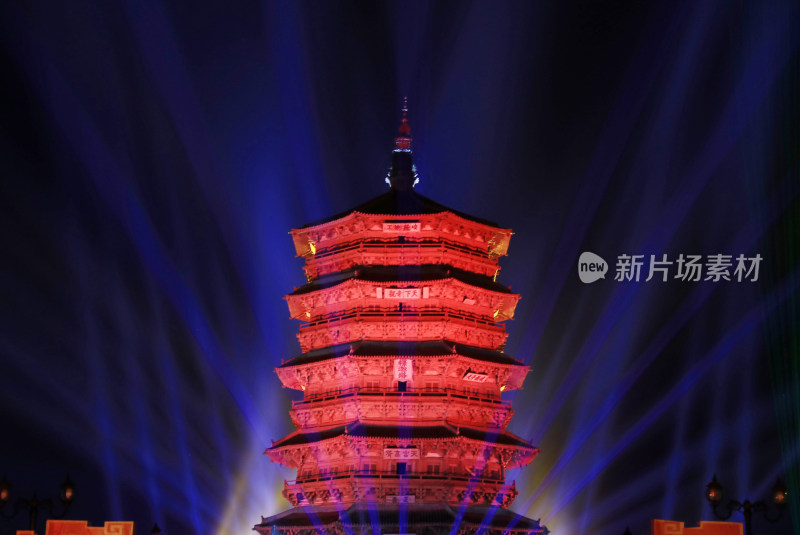 山西应县木塔 千年佛宫寺塔