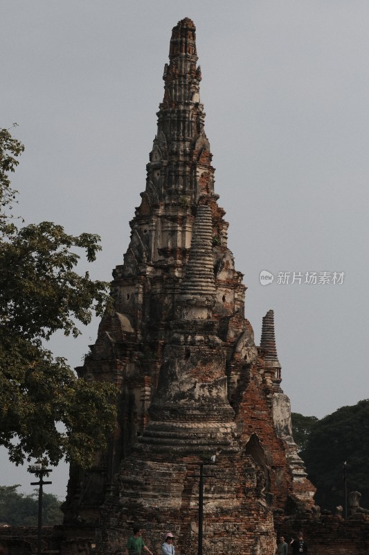 泰国大城府佛教寺庙遗迹