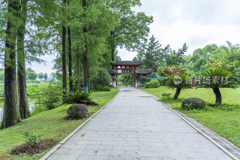 武汉东湖磨山景区风光