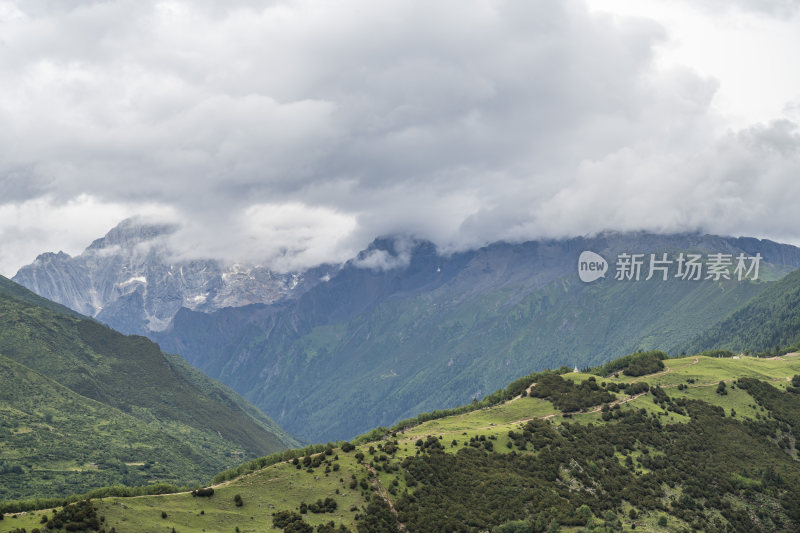 四川四姑娘山双桥沟自然风景