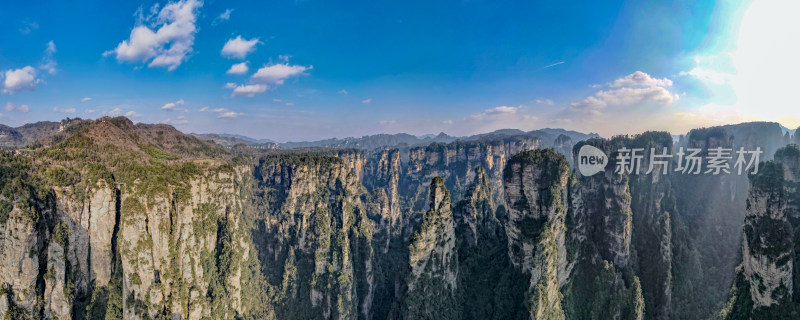 湖南张家界武陵源5A景区全景图