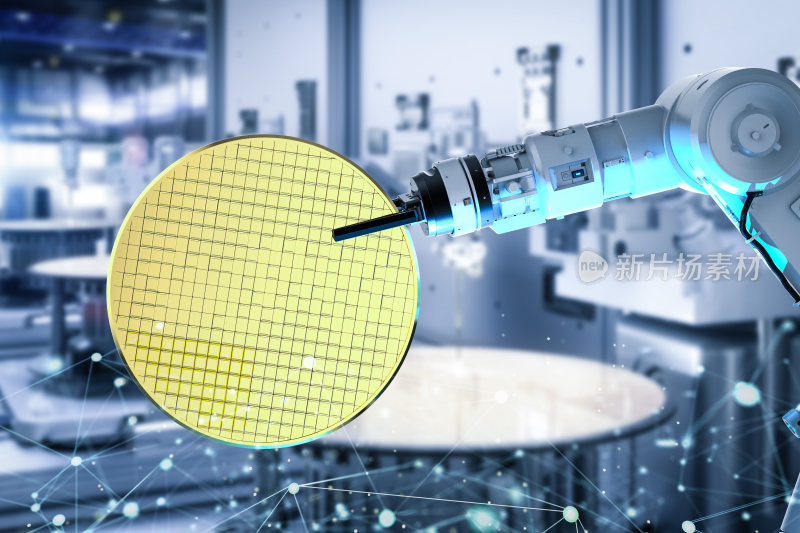 机械臂操作半导体晶圆