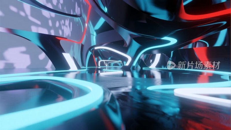 现代科技感抽象空间场景