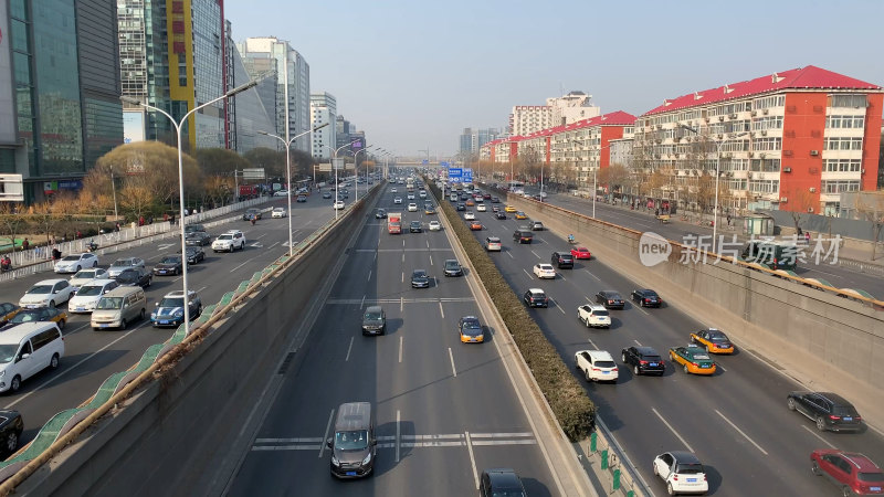 北京城市道路车流