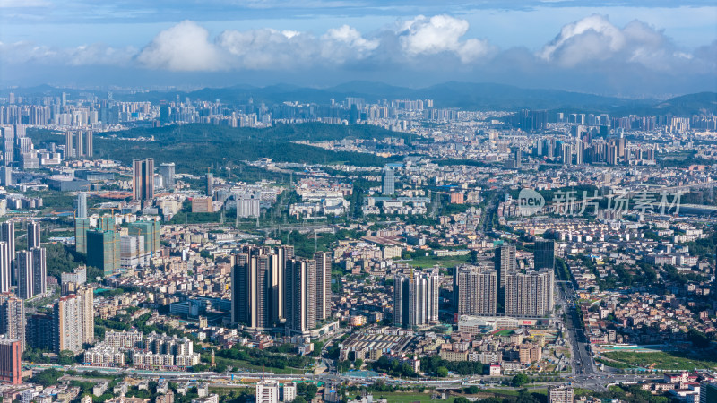 深圳坪山区城市风光